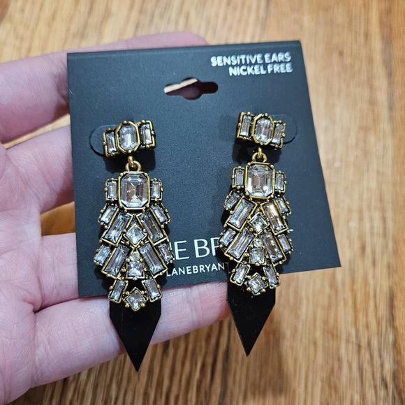 NWT! Lane Bryant Eclectic Retro Style Glam Earrings ~ Nickel Free - Picture 4 of 8